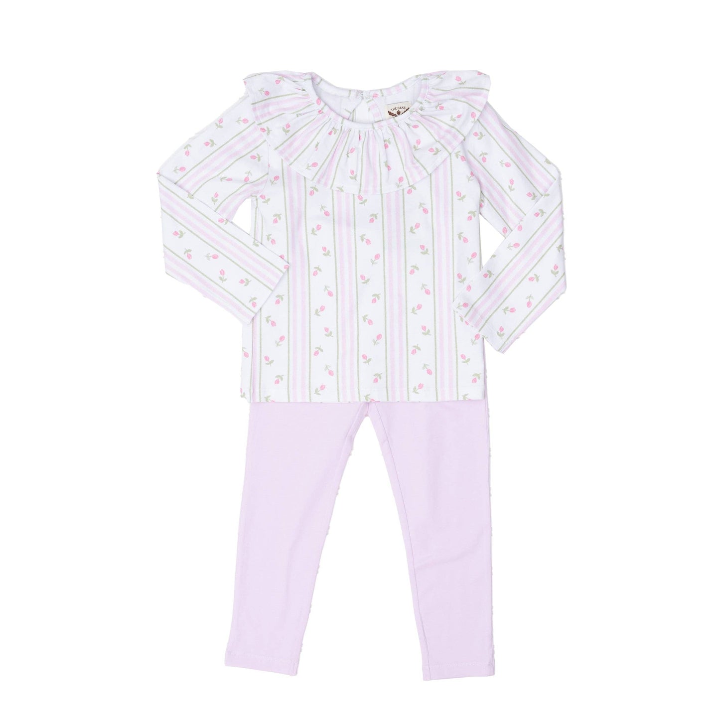 Mary Reese Striped Tulip Kid's Legging Set