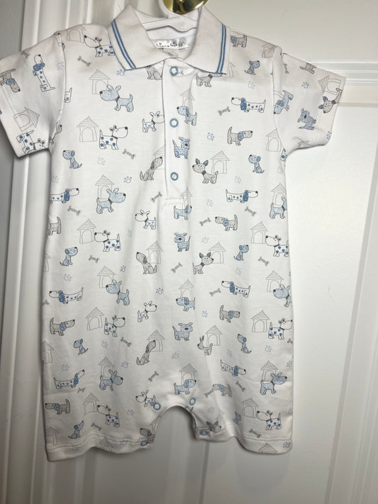 Kissy Kissy Puppy Romper