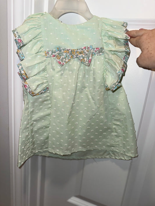 Mint Plumetti Blouse