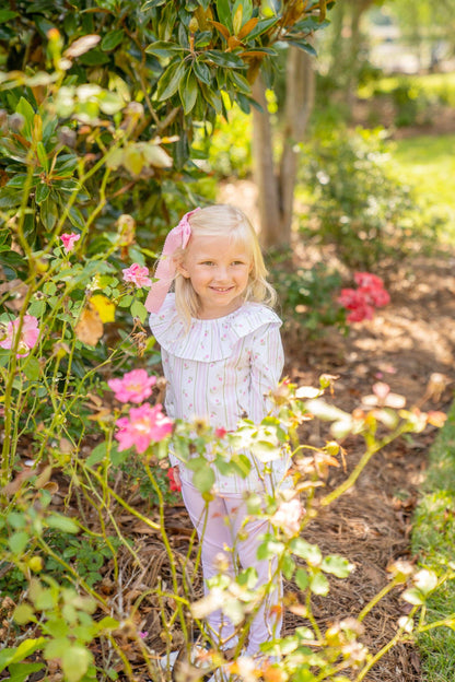 Mary Reese Striped Tulip Kid's Legging Set