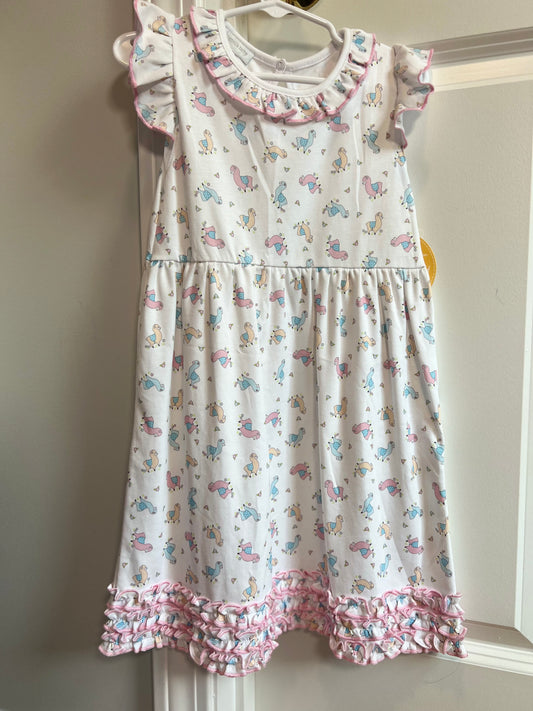 Llama Dress - Magnolia Baby