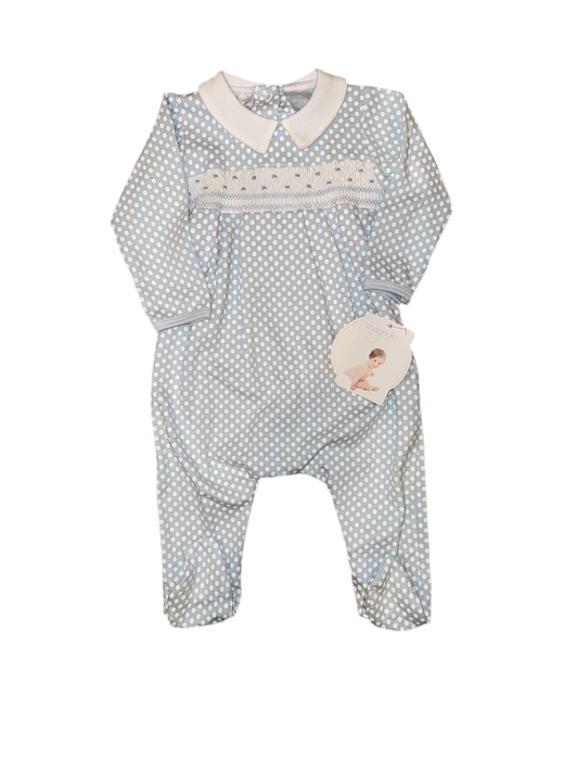 Smocked Dot Sleeper