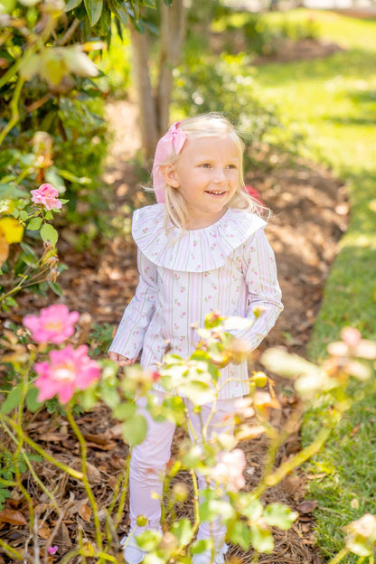 Mary Reese Striped Tulip Kid's Legging Set