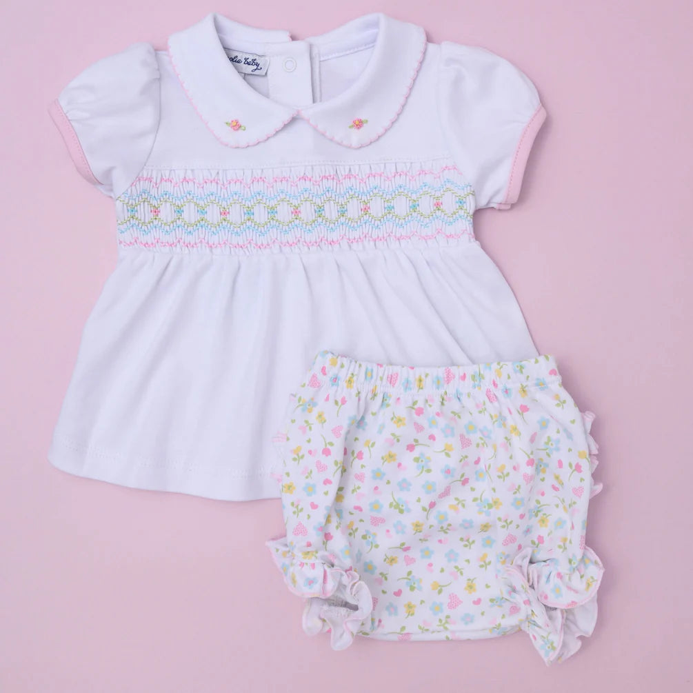 Clara's Classics Smocked Diaper Cover Set