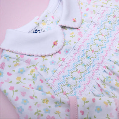 Clara's Classics Smocked Footie