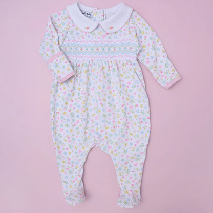 Clara's Classics Smocked Footie