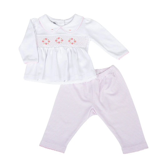 Lilly and Logan Smocked 2pc Pant Set