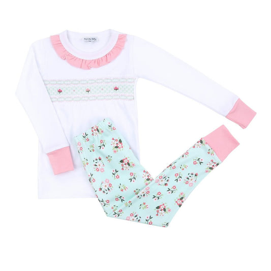 Aurora's Classics Smocked Infant/Toddler Long Pajama